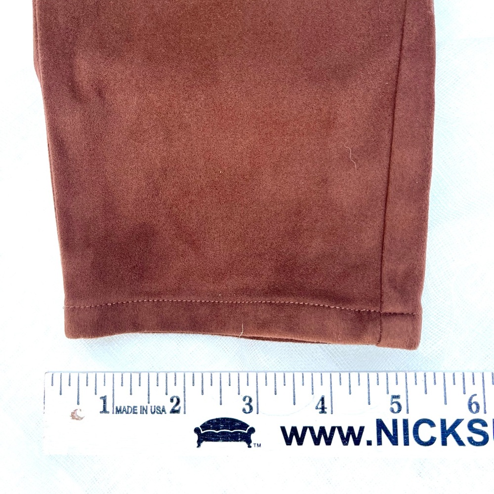 Faux suede jeggings